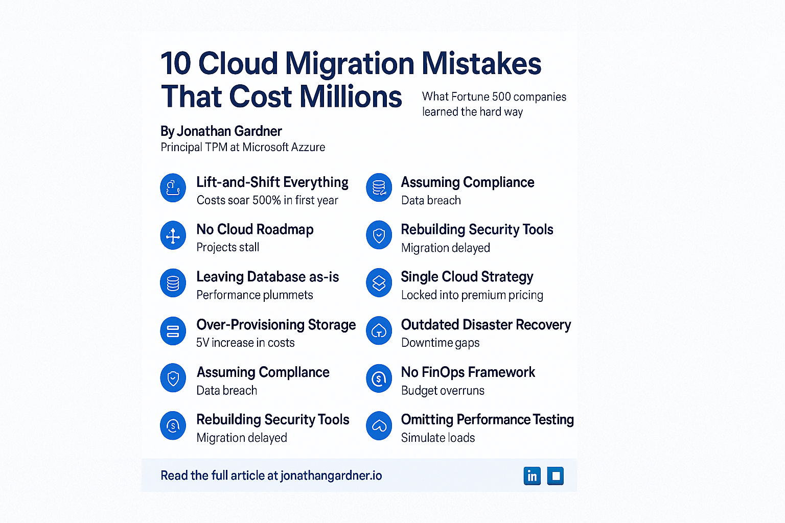 The Most Common Mistakes in Cloud Migration Projects